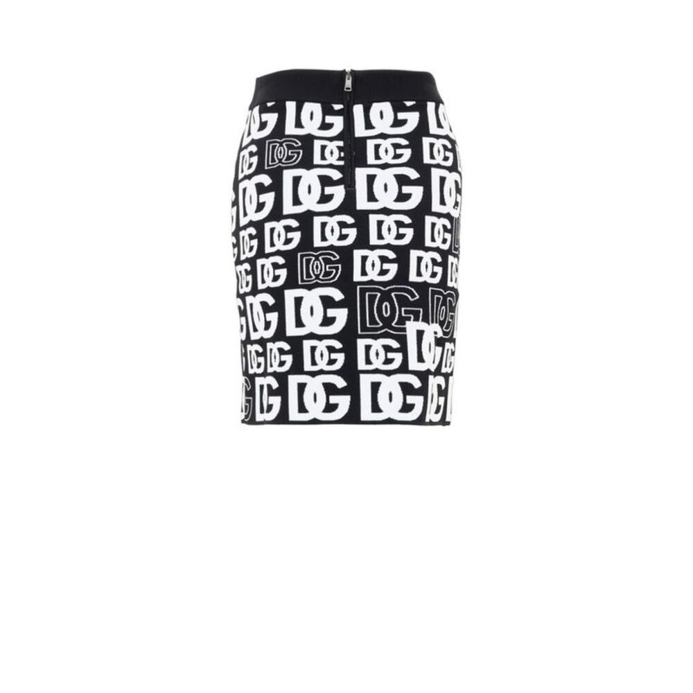 Dolce & Gabbana Black Cotton Mini Women's Skirt - Picture 2 of 5